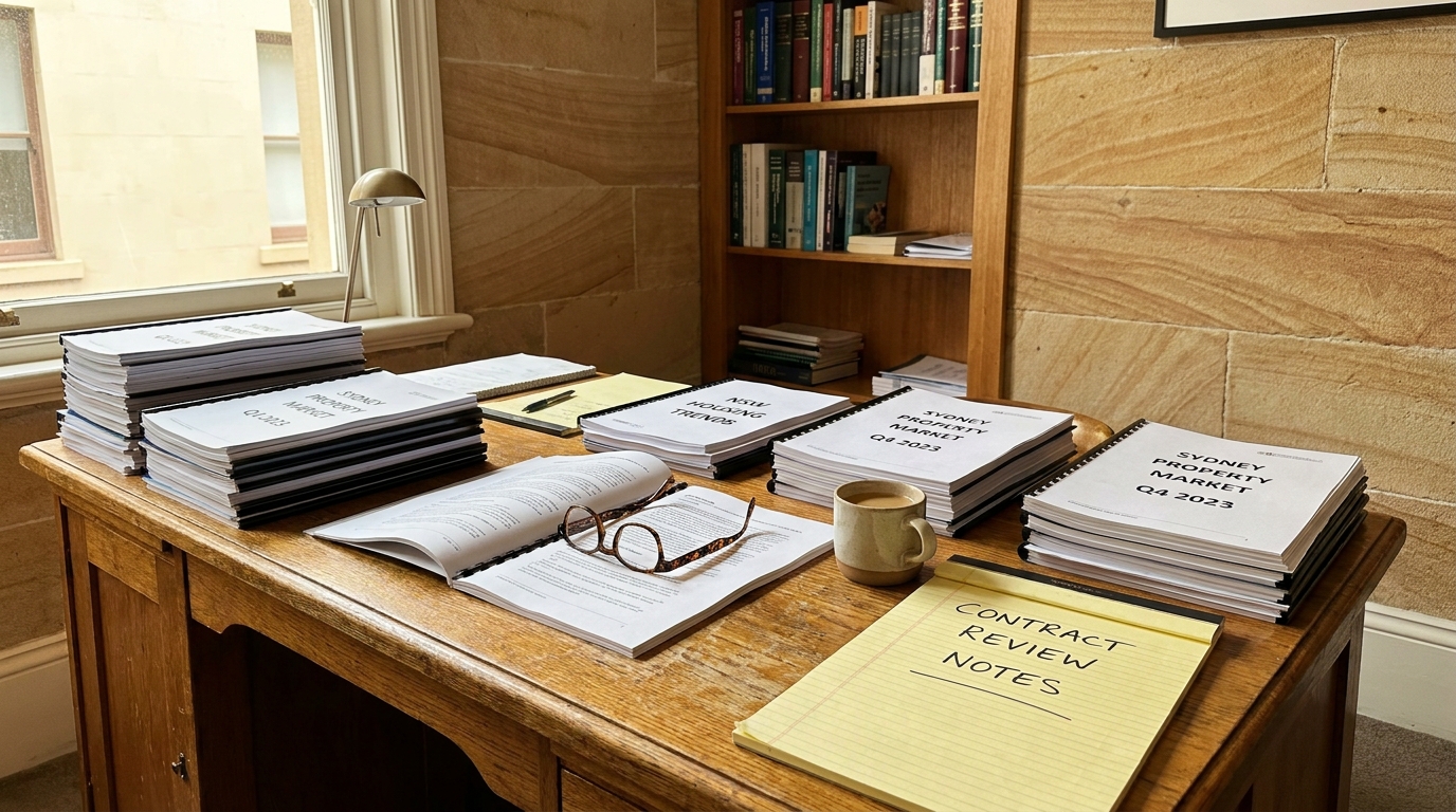 Contract review and legal due diligence workspace