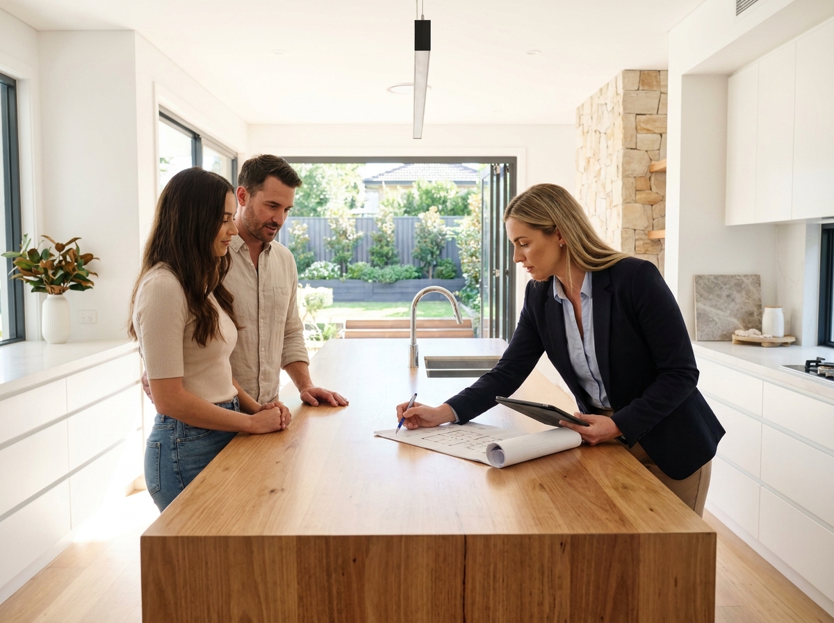 Claire Morrison inspecting heritage Paddington terrace home