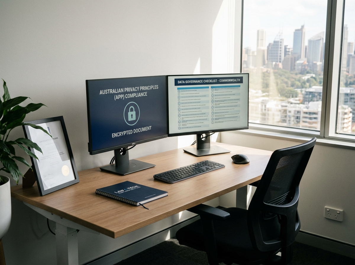 Sydney corporate compliance meeting room overlooking financial district